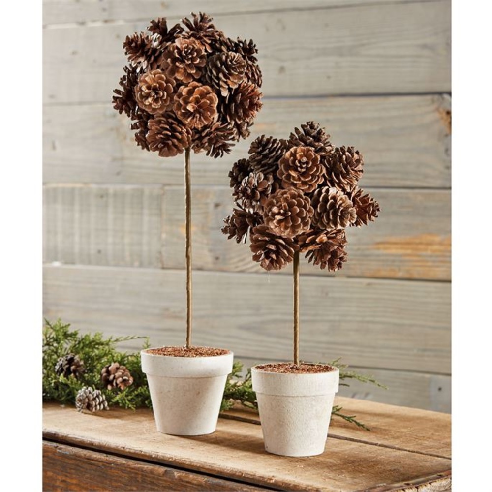 Pine cone topiary (2)